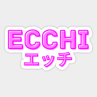 ECCHI Sticker